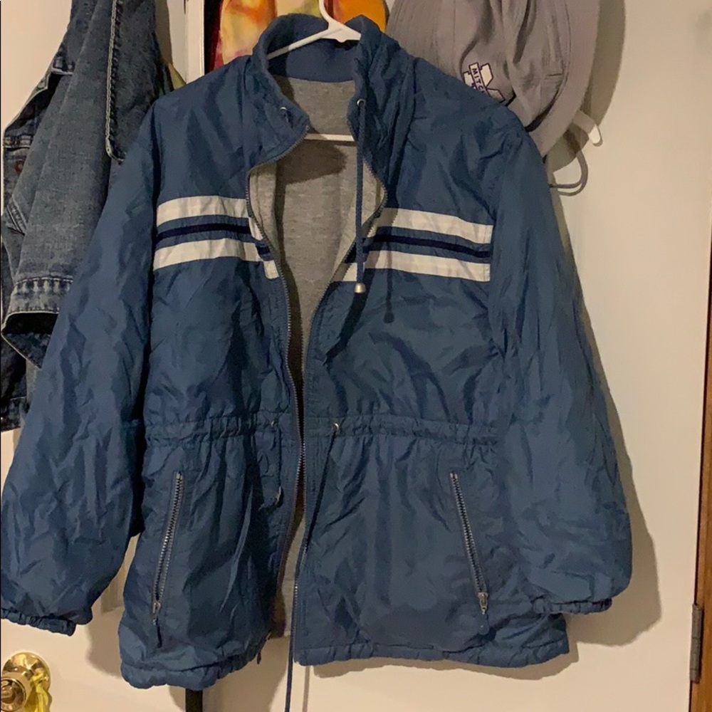 Vintage Windbreaker/Jacket 80’s Retro- Blue